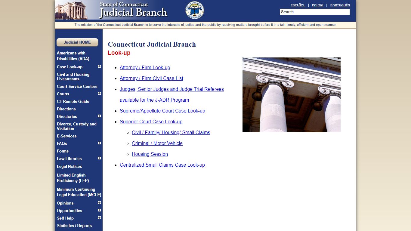 Look-up - CT Judicial Branch